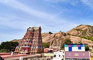 PTI : A view of the Thirupparankundram hill, in Madurai, Tuesday, Jan. 6, 2026