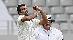 File Photo : Zaheer Khan during the final Test match of his career in 2014