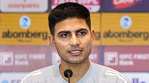 PTI/Ravi Choudhary : India's captain Shubman Gill during a press conference, ahead of the first ODI against New Zealand in Vadodara.