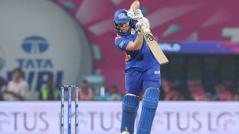 DC Vs MI Live Cricket Score, WPL 2026: Nat Sciver-Brunt Smashes Classy Fifty To Steady Mumbai At 101/2 - X/ wplt20