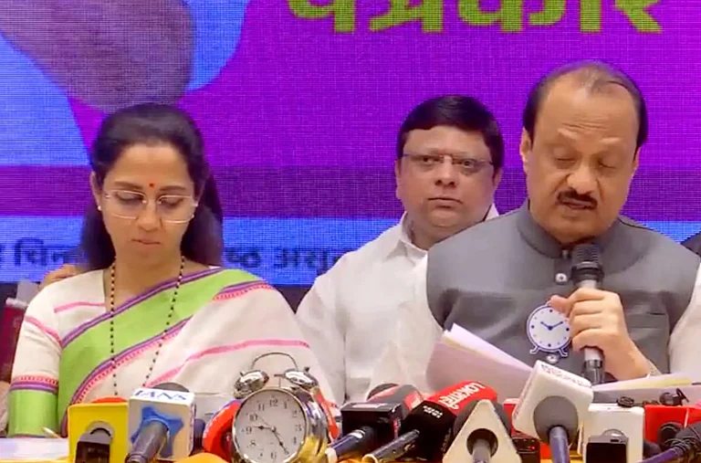 Supriya Sule and Ajit Pawar - ANI/X