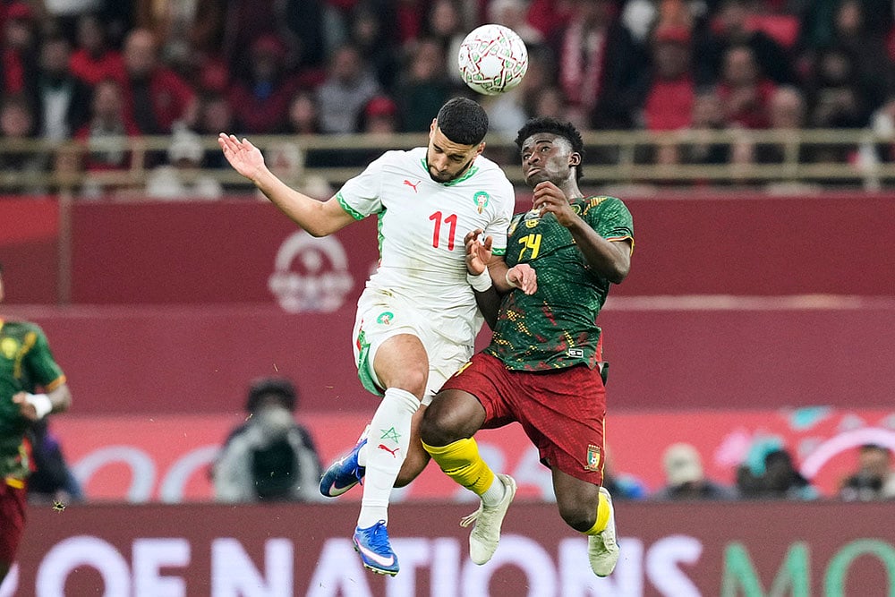 AFCON Soccer: Morocco vs Cameroon