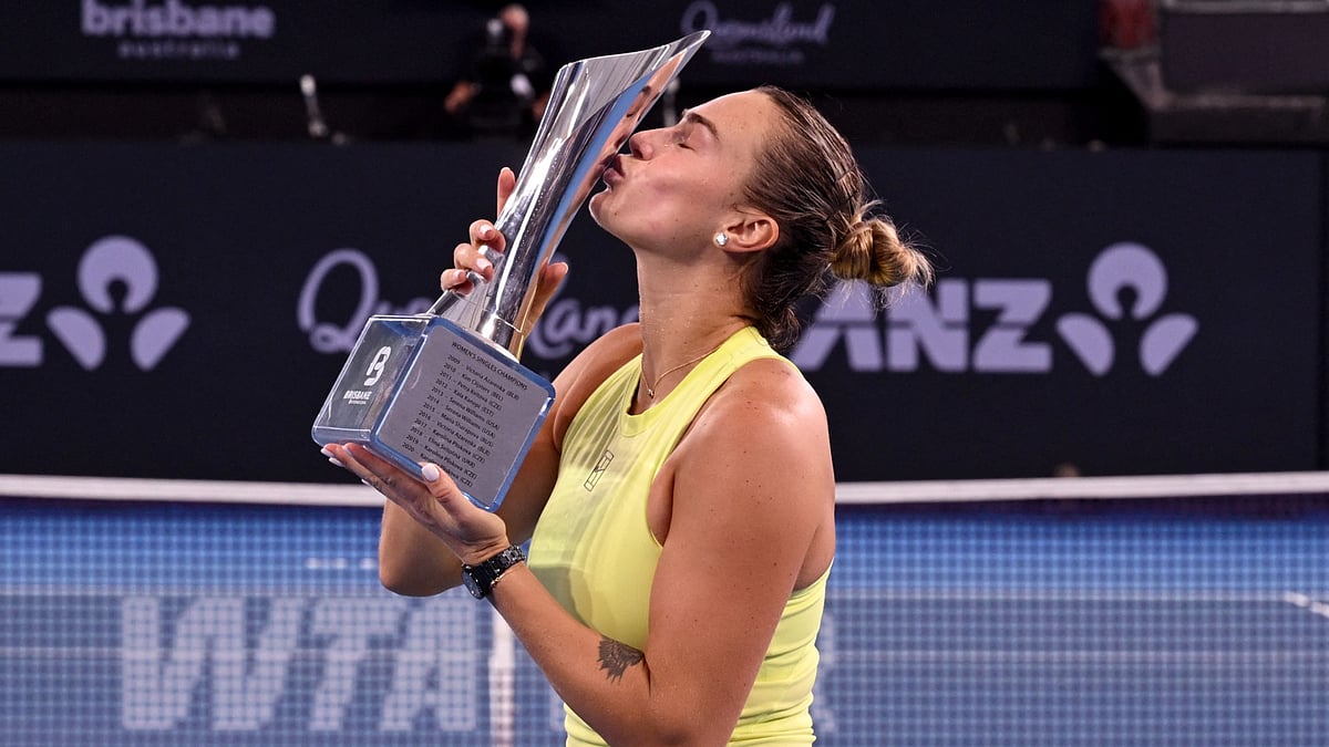 Aryna Sabalenka defended her Brisbane International title