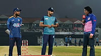Dhaka Capitals Vs Noakhali Express Live Streaming, Bangladesh Premier League: Toss Update, Playing XIs X/Bangladesh Cricket : Captains at the toss for the Bangladesh Premier League 2025-26 match between Dhaka Capitals and Noakhali Express.