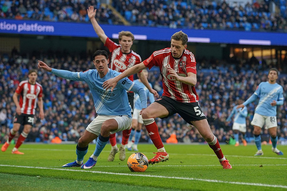 FA Cup Soccer: Exeter City vs Manchester City