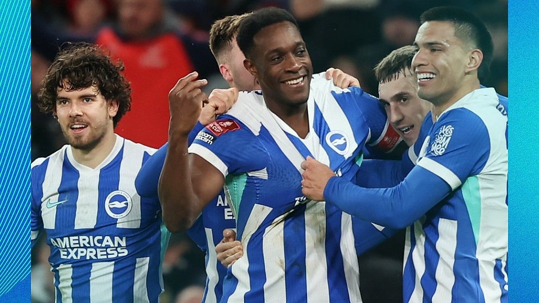 Brighton enter round 4 of the FA Cup thumping Manchester United by 2-1 at Old Trafford on Sunday, January 11, 2026. - X/Brighton And Hove Albion