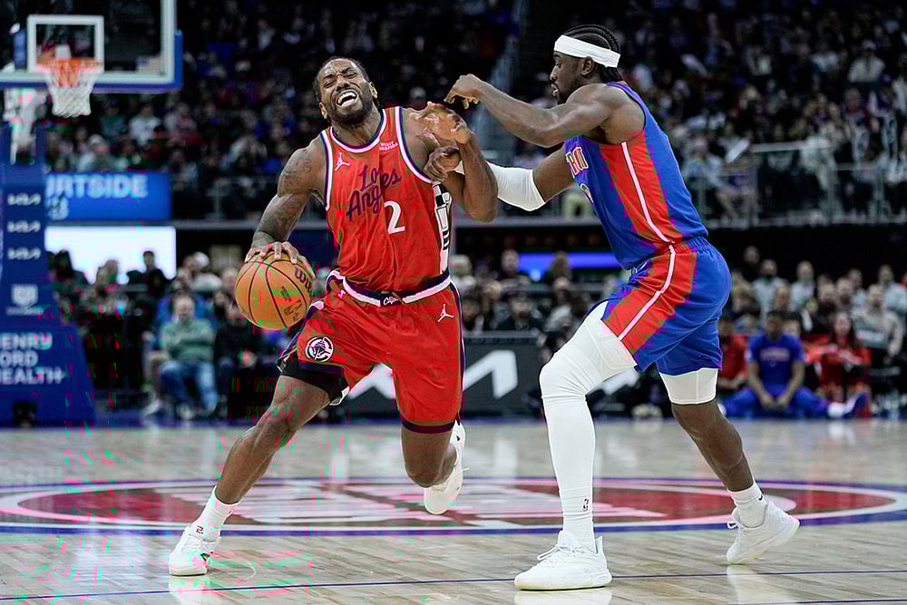 NBA Basketball: Los Angeles Clippers vs Detroit Pistons