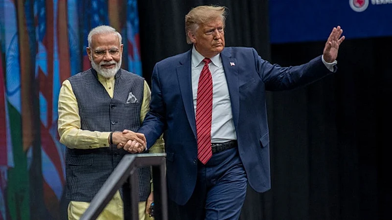 Indian Prime Minster Narendra Modi and U.S. President Donald Trump