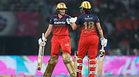 RCB Vs UPW Highlights, WPL 2026: Harris, Mandhana Take Bengaluru To Thumping Nine-Wicket Win Photo: X/WPL : Grace Harris (left) and Smriti Mandhana have compiled a blazing century partnership for Royal Challengers Bengaluru against Gujarat Giants.