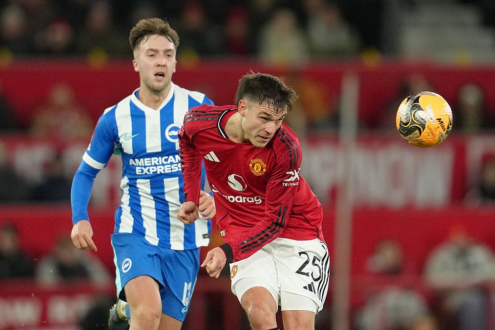 Britain FA Cup Soccer: Brighton vs Manchester United