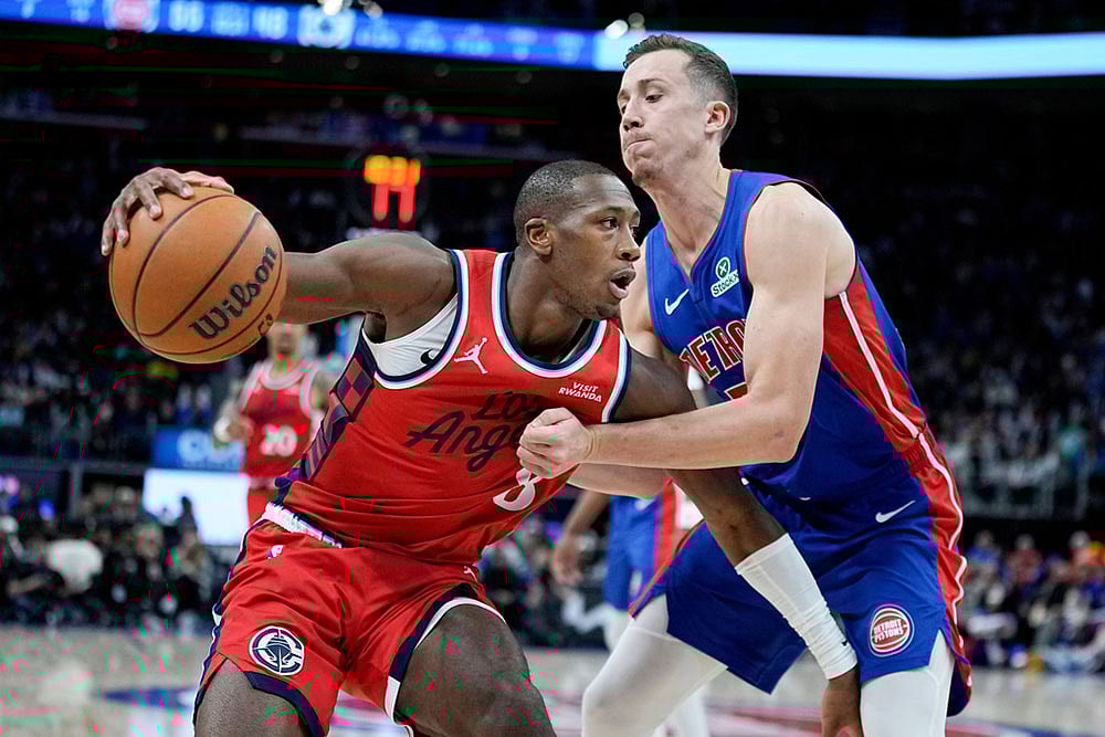 NBA Basketball: Detroit Pistons vs Los Angeles Clippers