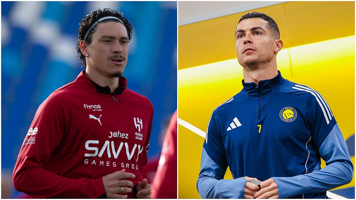 Al-Hilal vs Al-Nassr Live Score, Saudi Pro League 2025-26 Matchday 15: Darwin Nunez and Cristiano Ronaldo. - | Photos: X