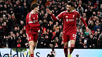 Liverpool 4-1 Barnsley, FA Cup 2025-26: Wirtz, Ekitike Strike Late As Reds Survive Scare Liverpool's goalscorer Florian Wirtz celebrates with Hugo Ekitike.