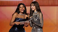 Golden Globes 2026: Priyanka Chopra, BLACKPINK's Lisa Unite To Present Best Actor Television (Drama) Award X/MTV : Priyanka Chopra and Lisa at Golden Globes 2026