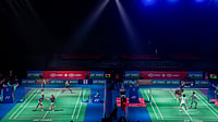 BWF India Open Super 750: Mia Blichfeldt Slams Conditions At New Venue, BAI Refutes PTI : Athletes compete at the India Open 2026 badminton tournament in New Delhi.