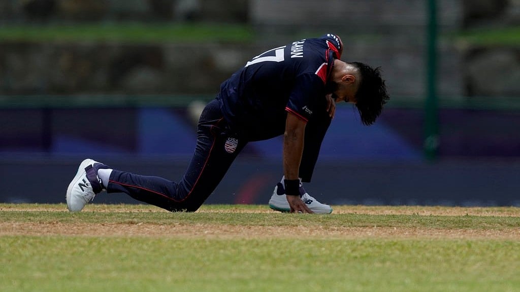 USA cricketer Muhammad Ali-Khan - | Photo: AP/Ricardo Mazalan