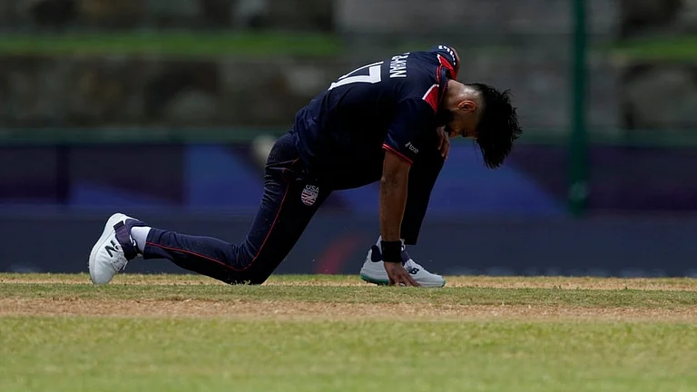 USA cricketer Muhammad Ali-Khan - | Photo: AP/Ricardo Mazalan