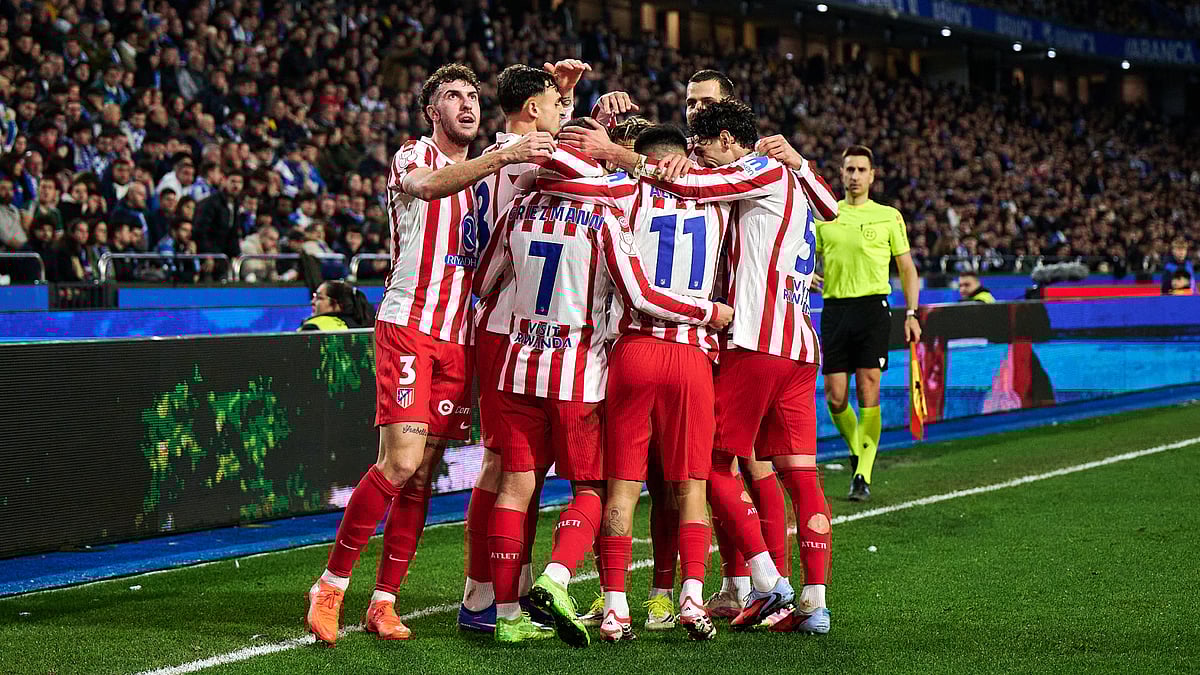 Atletico Madrid in action in the Copa del Rey - null
