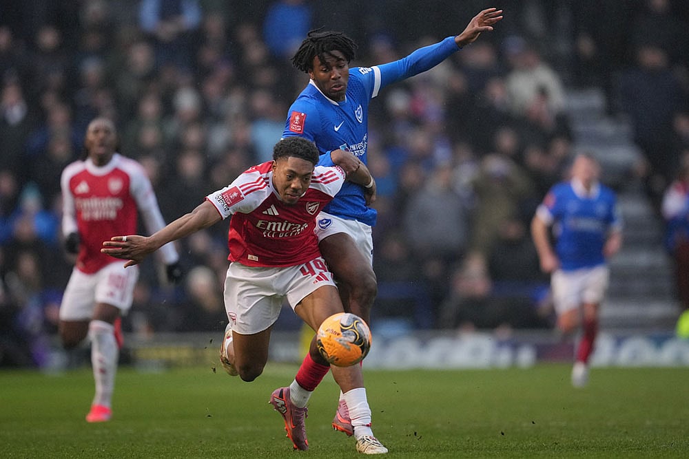 Britain FA Cup Soccer: Arsenal vs Portsmouth