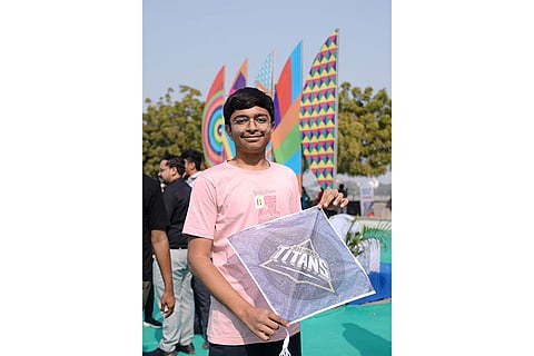 Fans turn up in numbers at the Gujarat Titans' fan engagement zone in Ahmedabad on the occasion of International Kite Day.