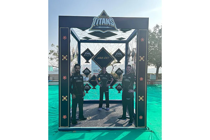 Gujarat Titans fan engagement zone in Ahmedabad