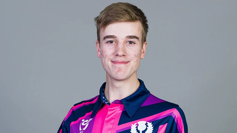 Scotland cricket team posing for the photos - ICC