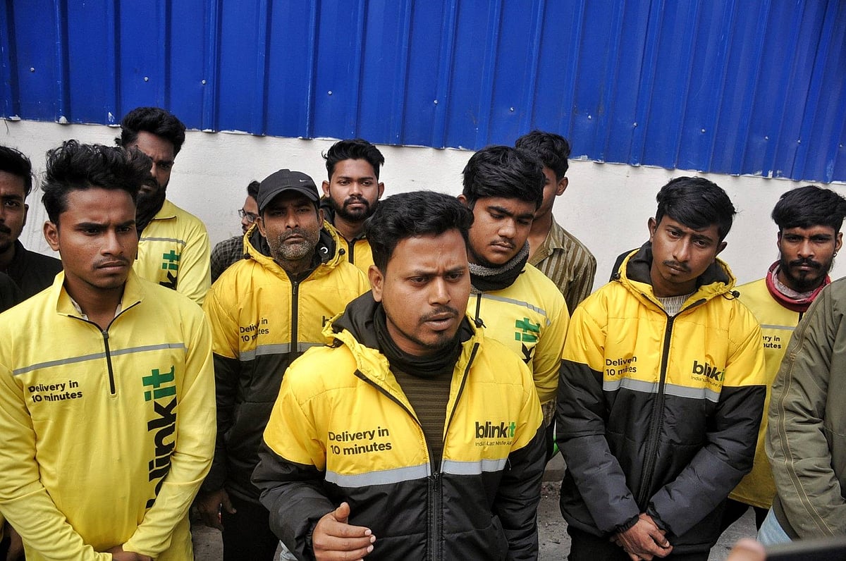 Delivery Workers' protest - null