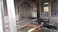 Source: X : Video screengrab showing inside of a mosque in the aftermath of communal violence