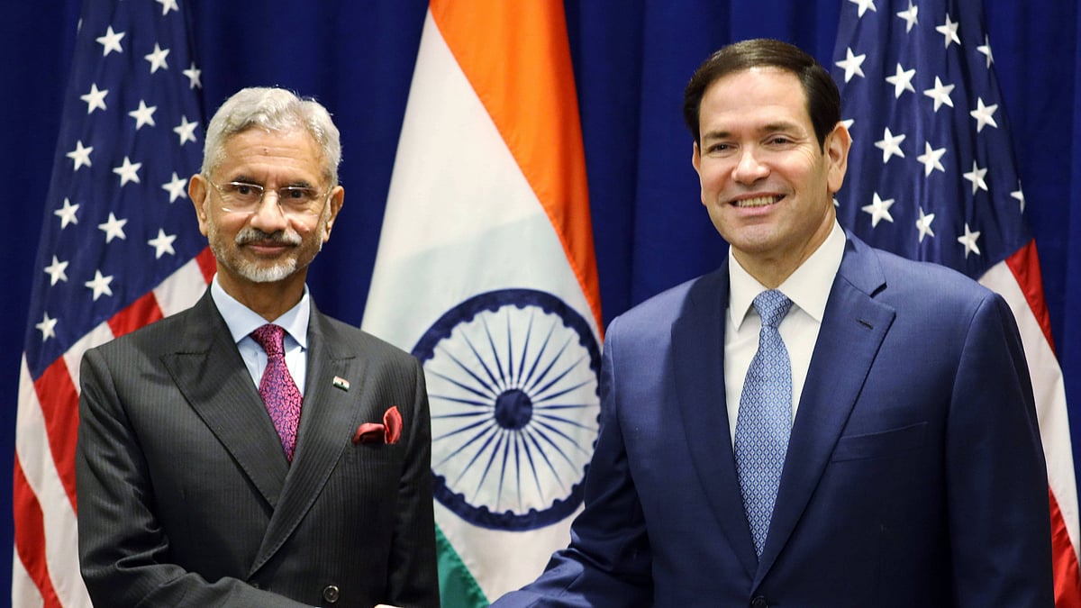 Union Minister of External Affairs S Jaishankar meets US Secretary of State Marco Rubio New York, Sep 22 ,2025 -  IMAGO / ANI News
