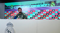 Real Madrid Vs Albacete Live Score, Copa del Rey 2025-26: El Queso Mecanico’s Lead Erased, Los Blancos Level (AP Photo/Manu Fernandez) : Real Madrid new coach Alvaro Arbeloa attends a press conference at the club's Valdebebas training ground in Madrid, Tuesday, Jan. 13, 2026.