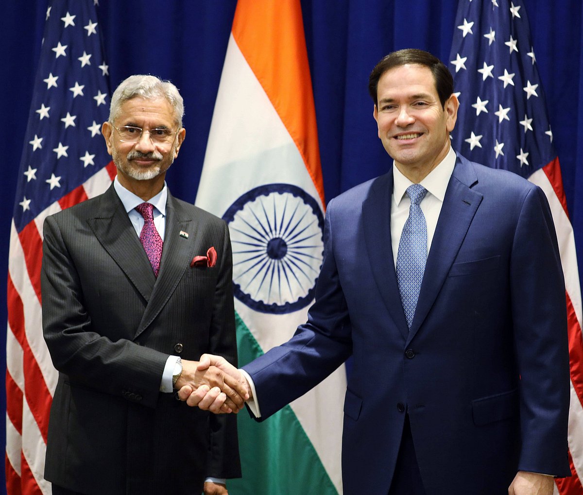 Union Minister of External Affairs S Jaishankar meets US Secretary of State Marco Rubio New York, Sep 22 ,2025 -  IMAGO / ANI News
