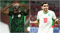 Nigeria Vs Morocco LIVE Score, AFCON 2025 Semi-Final: Osimhen Leads Super Eagles Against Atlas Lions | Photos: AP : Nigeria vs Morocco Live Score, AFCON 2025 Semi-final: Victor Osimhen vs Brahim Diaz.
