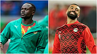 | Photos: AP : Seengal vs Egypt Live Score, AFCON 2025 Semi-Final: Sadio Mane vs Mohamed Salah.