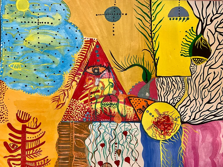 A quiet made. - Artwork by Srishti Jha