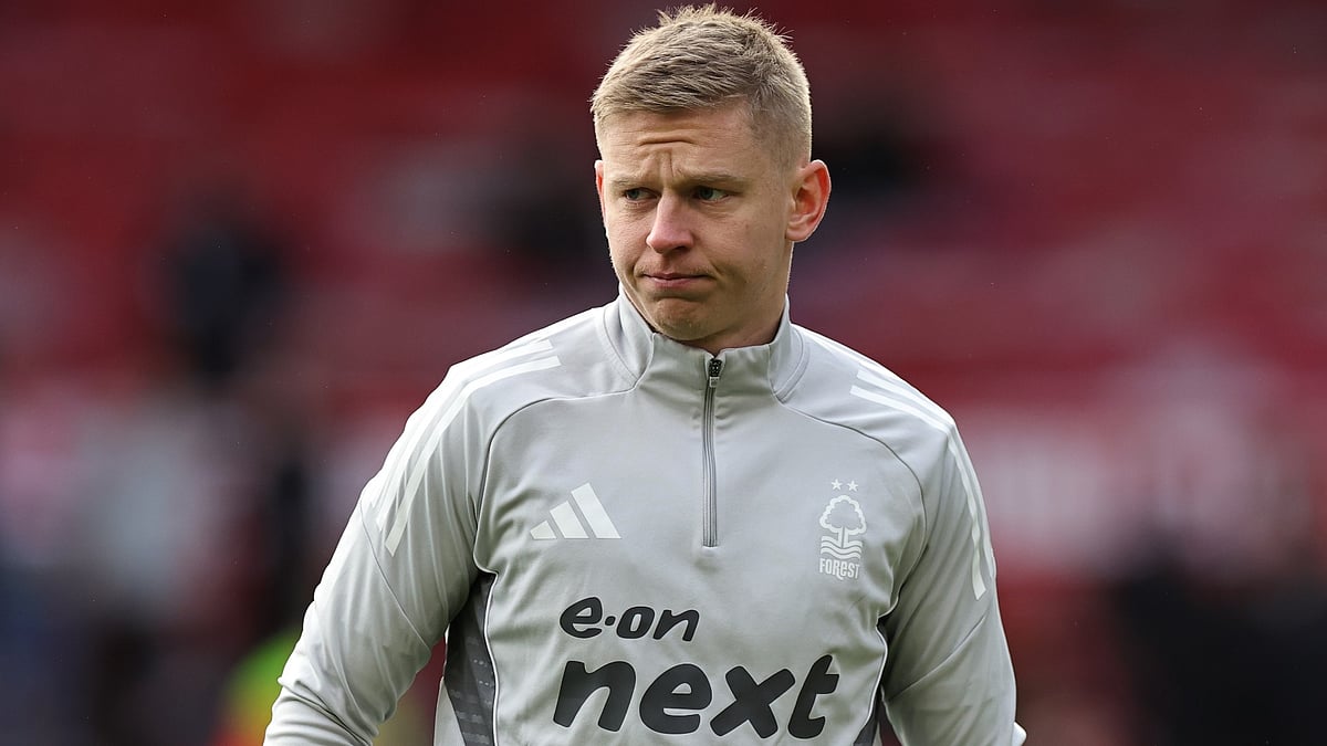 Oleksandr Zinchenko is on loan at Nottingham Forest from Arsenal. - null