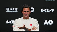 Roger Federer Revisits Australian Open Memories, Talks On Modern Tennis Era - Watch (AP Photo/Mark Baker) : Roger Federer of Switzerland gestures during a press conference ahead of the Australian Open tennis championship in Melbourne, Australia, Thursday, Jan. 15, 2026