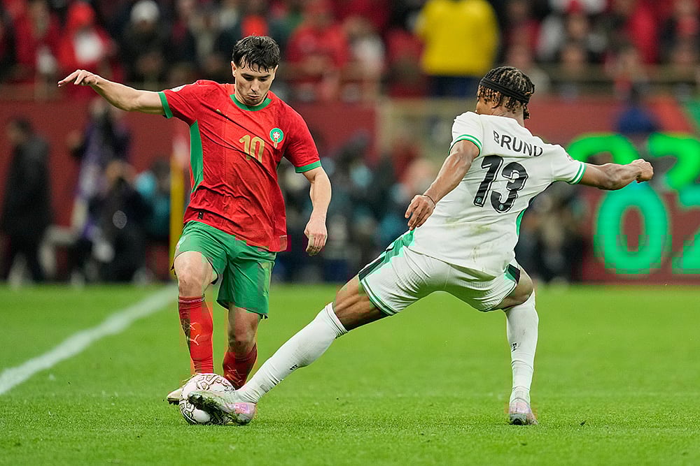 Nigeria vs Morocco Africa Cup of Nations semifinal soccer-Brahim Abdelkader Díaz