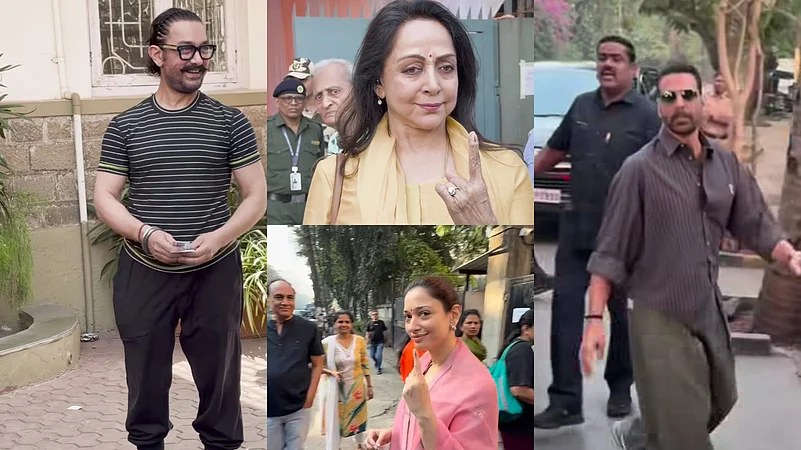 Celebs cast votes at BMC polls