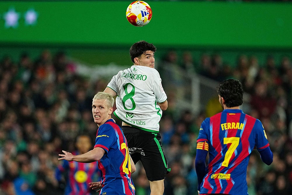 Copa del Rey round of 16 soccer match: Racing Santander vs Barcelona