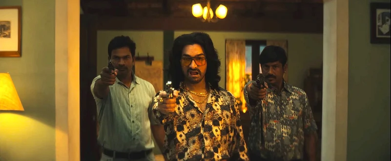 A still from ‘Happy Patel : Khatarnak Jasoos’ (2026)