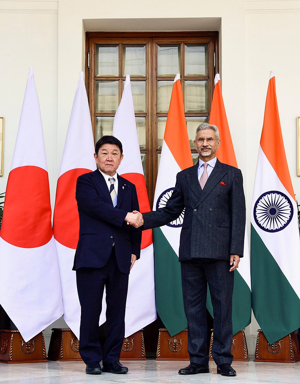 S Jaishankar meets Toshimitsu Motegi