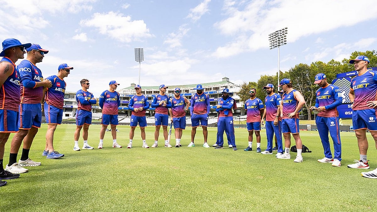File photo of MI Cape Town in training ahead of the SA20 match against Sunrisers Eastern Cape. - | Photo: X/MICapeTown