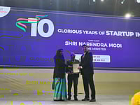 The award received by Sh. Anshul Dhiman, Joint Director, SWCA Baddi, and Ms. Deepika Khatri, Joint Director (Industries).