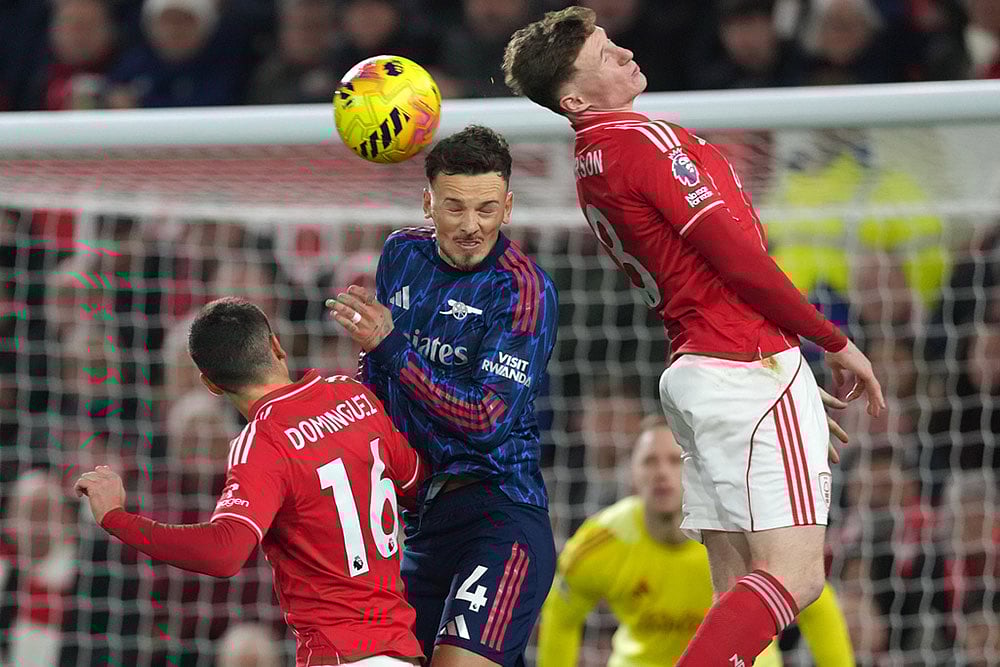 Britain Premier League Soccer: Nottingham Forest vs Arsenal