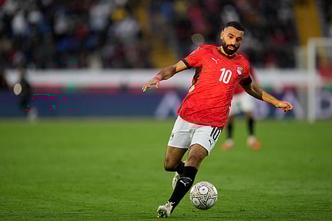 Egypt's Mohamed Salah in action during the Africa Cup of Nations third place game between Egypt and Nigeria in Casablanca, Morocco.