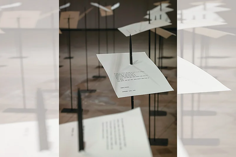 For, In Your Tongue, I Cannot Fit Artwork by Shilpa Gupta