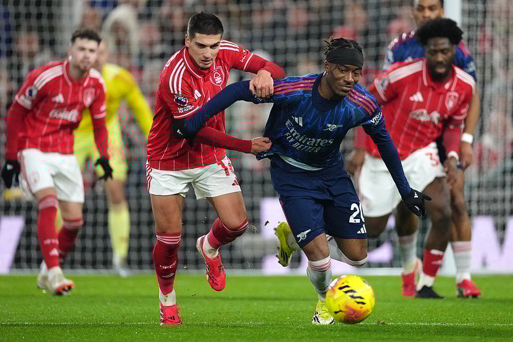Britain Premier League Soccer: Arsenal vs Nottingham Forest