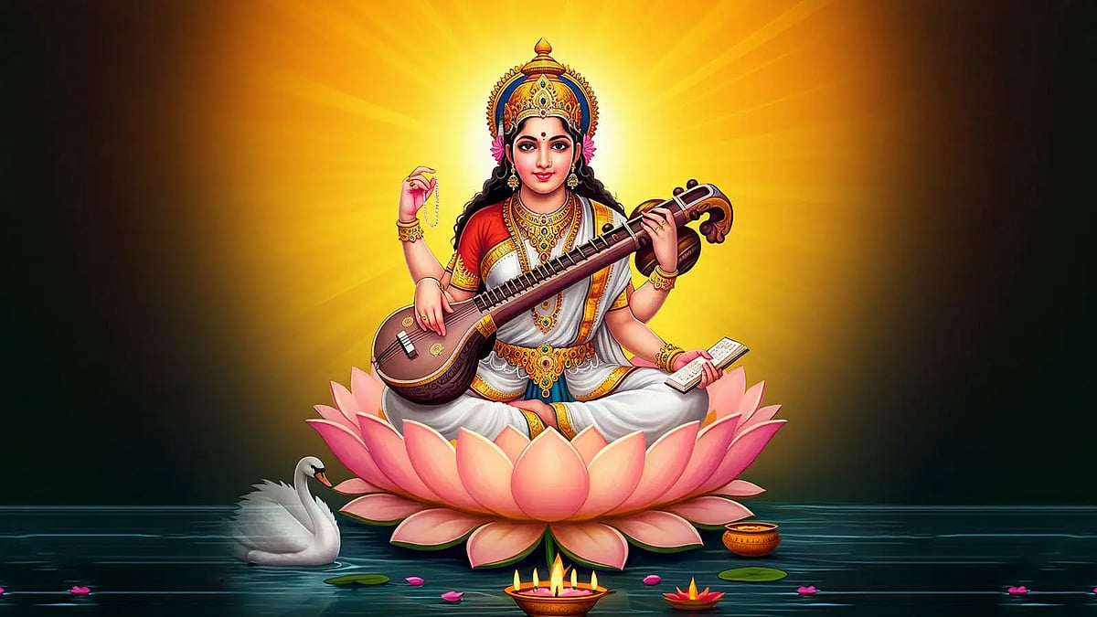 Goddess Saraswati  - null
