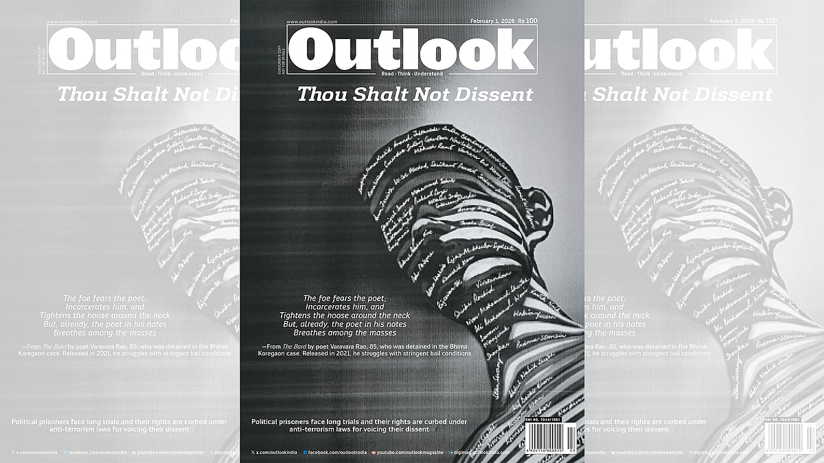 Cover of Outlook Feb 1 issue 'Thou Shalt Not Dissent' - null