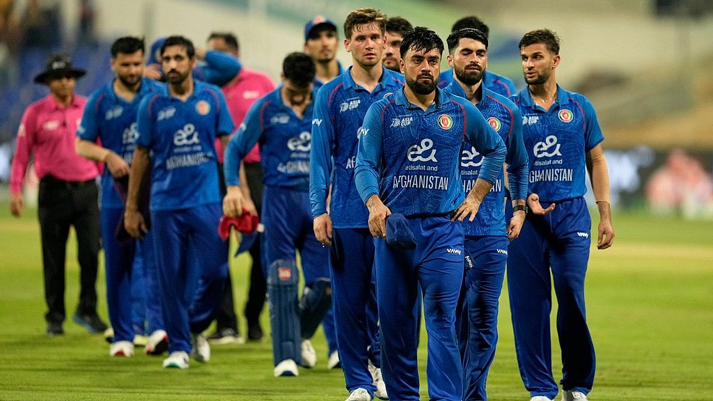 File photo of the Afghanistan cricket team. - Photo: AP